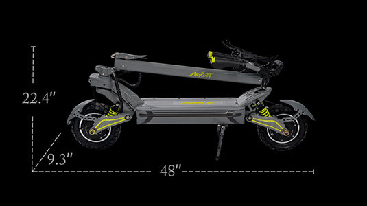 MUKUTA New 2024 10 PLUS Electric Scooter 25.6 AH